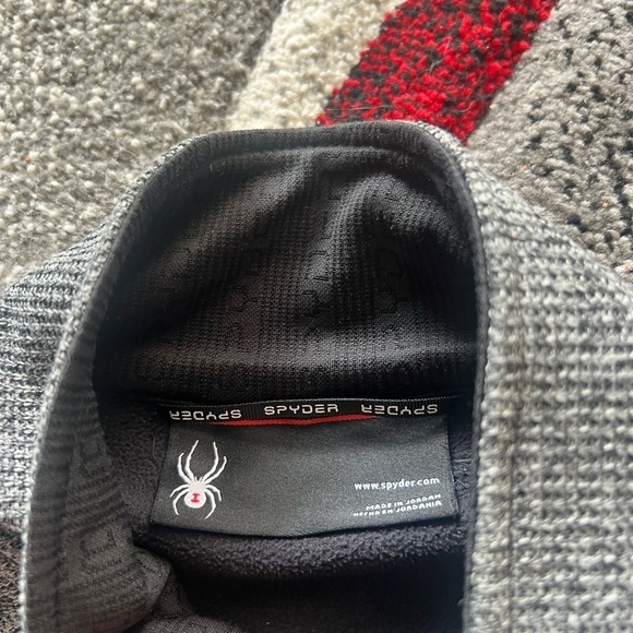 Spyder Men’s Speed Stretch Charcoal Gray Zip Up Jacket - Picture 3 of 6